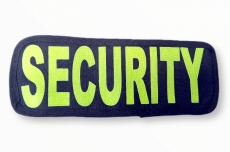 SECURITY Tépőzáras felirat
